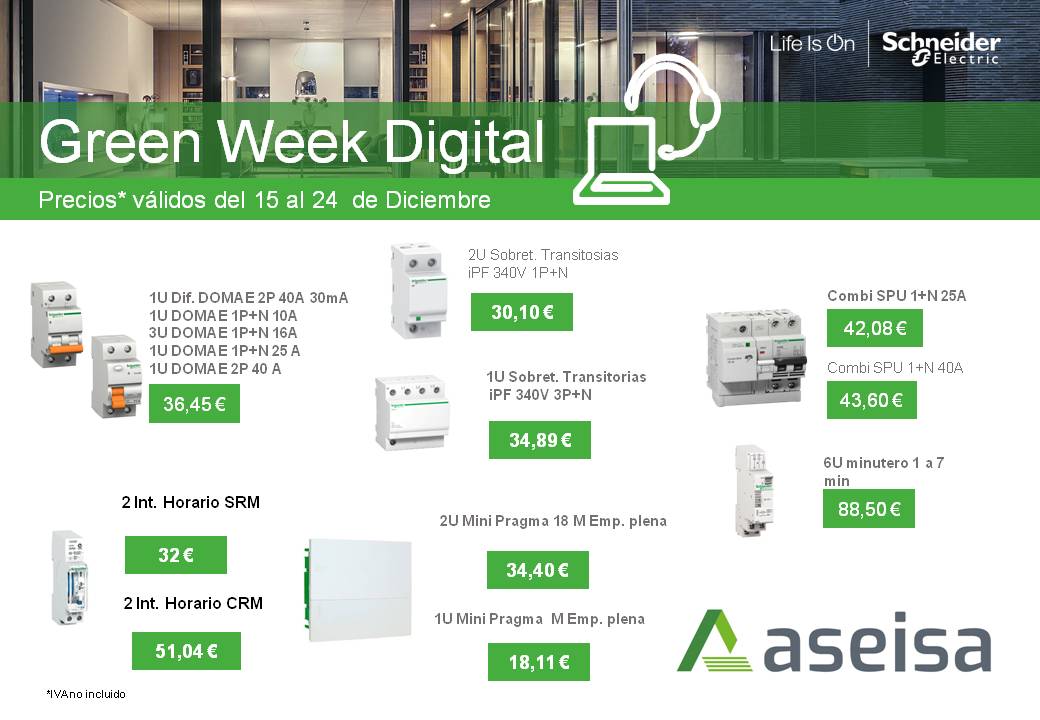 GREEN WEEK DIGITAL - SCHNEIDER ELECTRIC - ASEISA